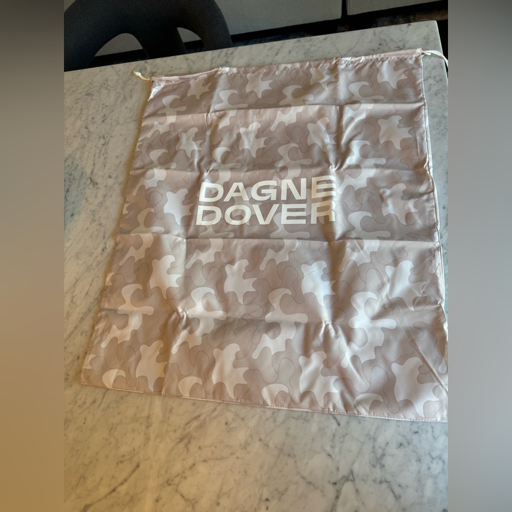 Dagne Dover Beige Patterned Bag NWT